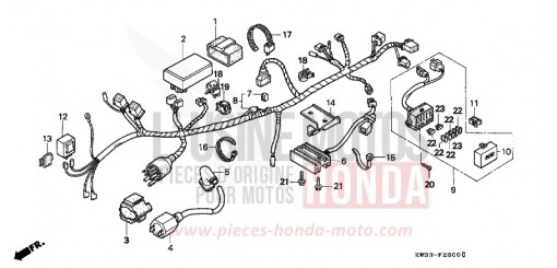 KABELBAUM/ ZUENDSPULE NX2502P de 1993